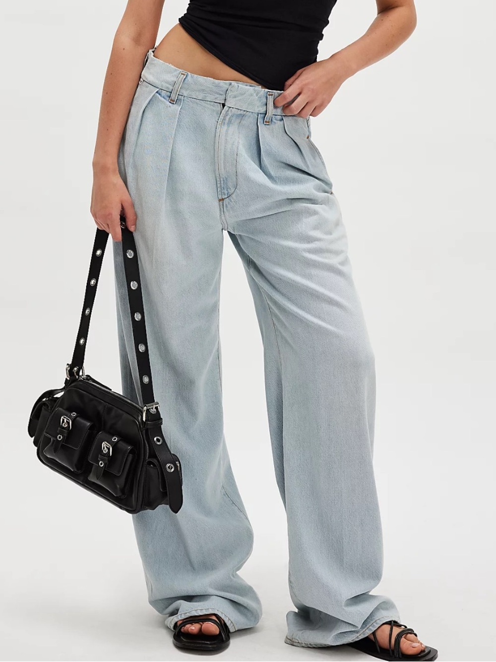 NWOT Citizens of Humanity Petra Pleated Denim Trousers 23